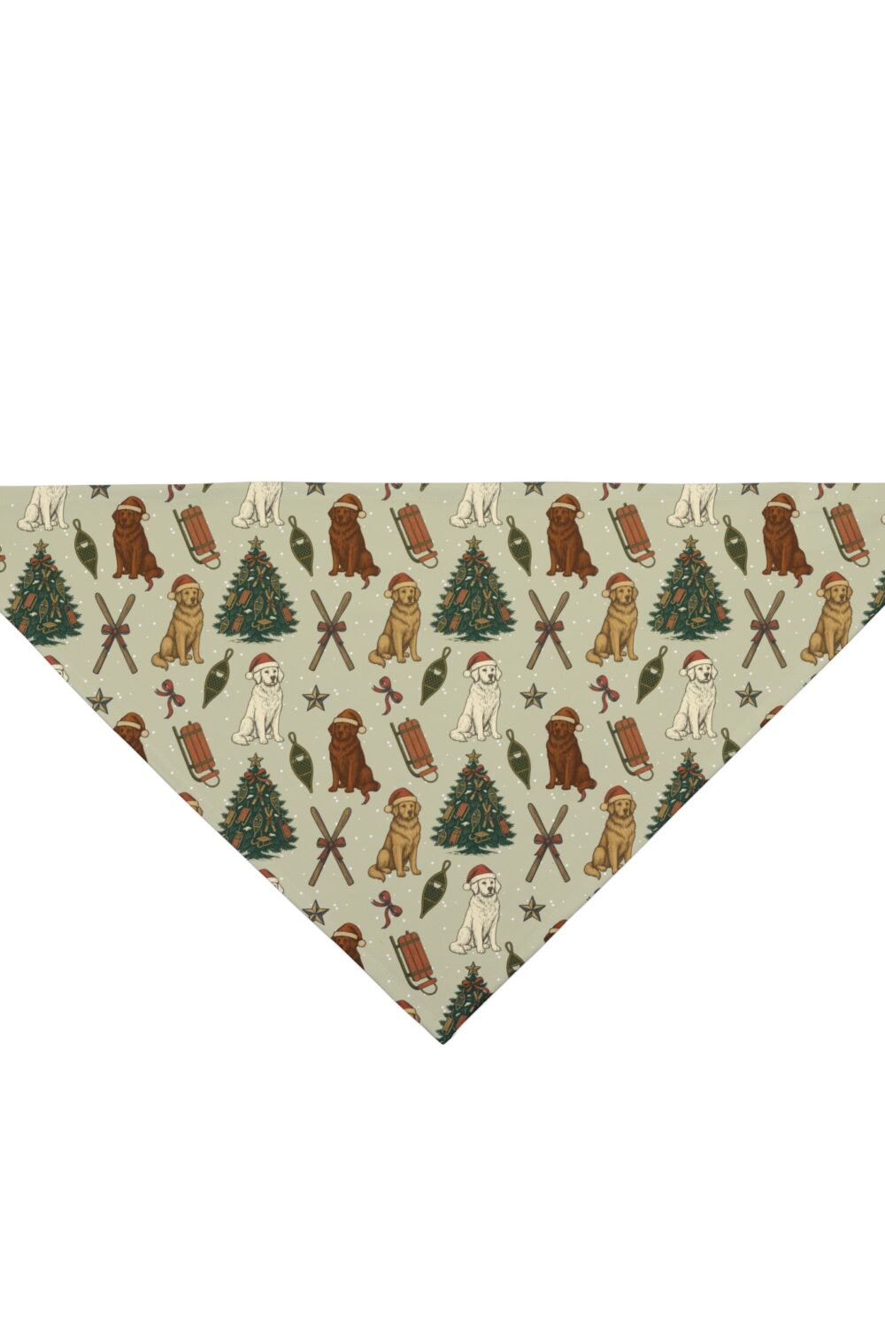 Home for the Snowdays Dog Bandana - Golden Retriever Edition