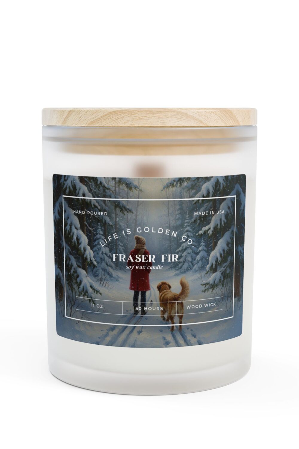 Fraser Fir Wood Wick Soy Candle
