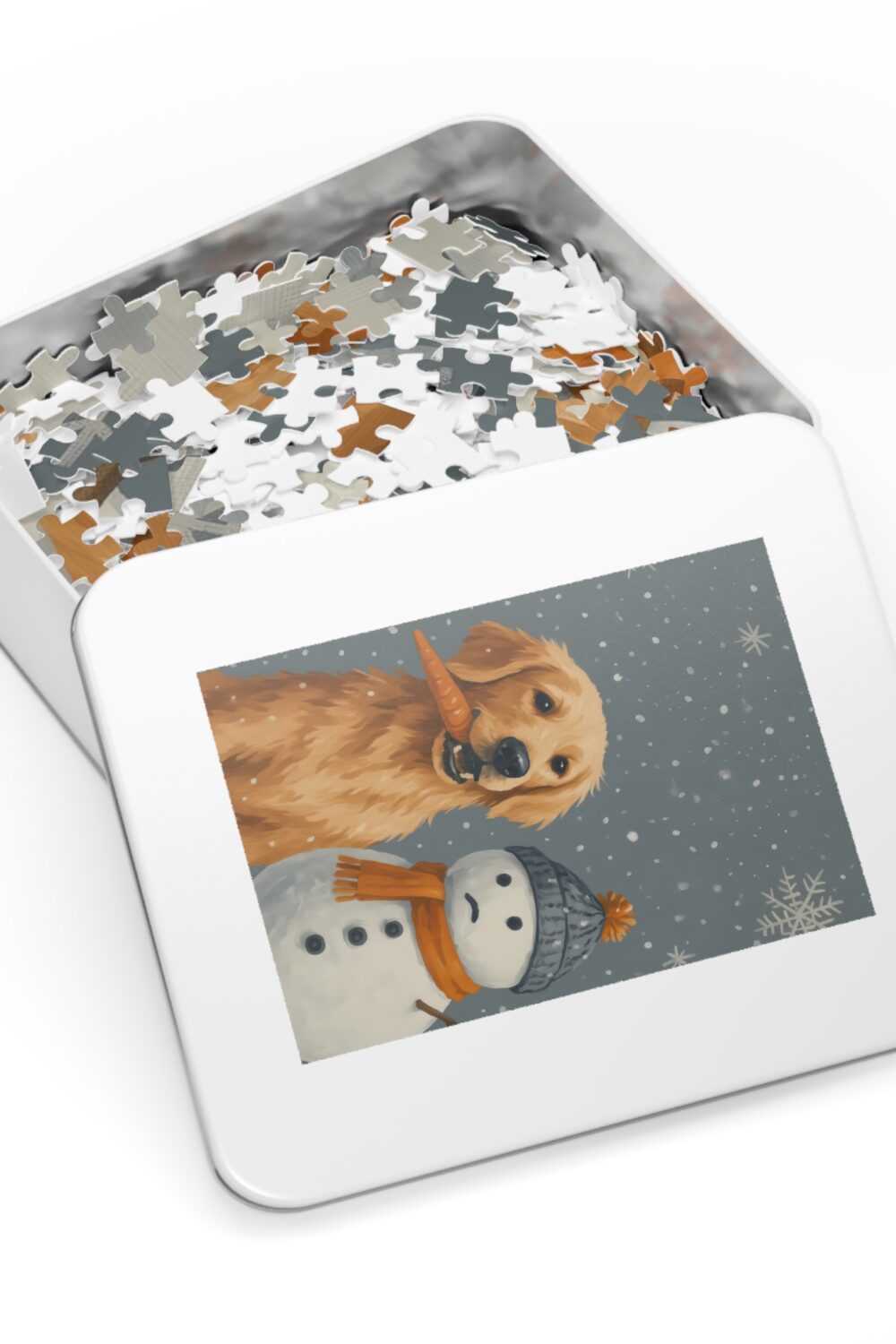 Carrot Heist 1000 piece Jigsaw Puzzle with Tin