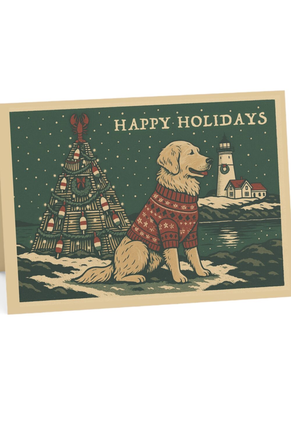 Nubble Holiday Greeting Cards (1, 10, 30, and 50pcs)