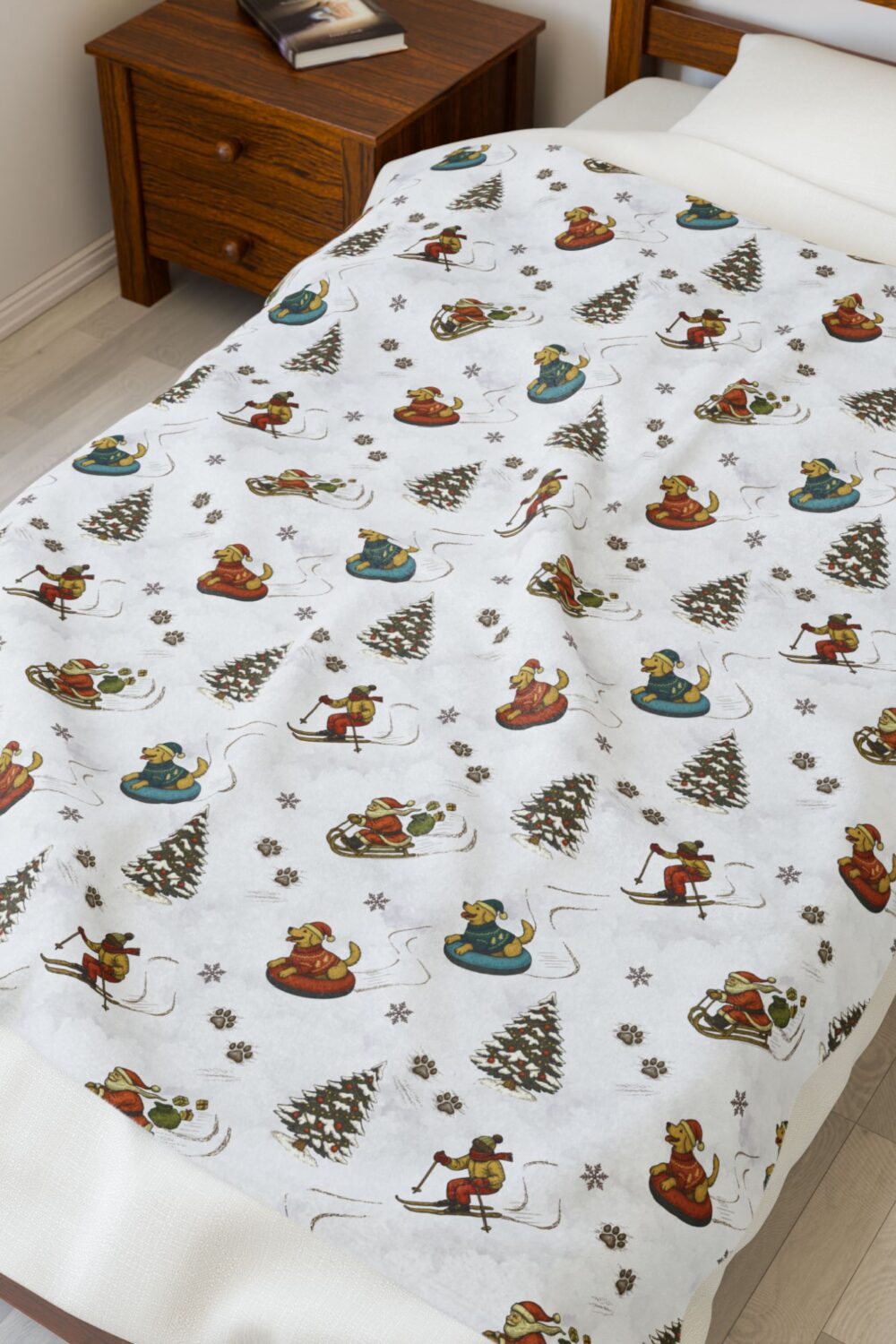 The Downhill Collection Velveteen Plush Blanket