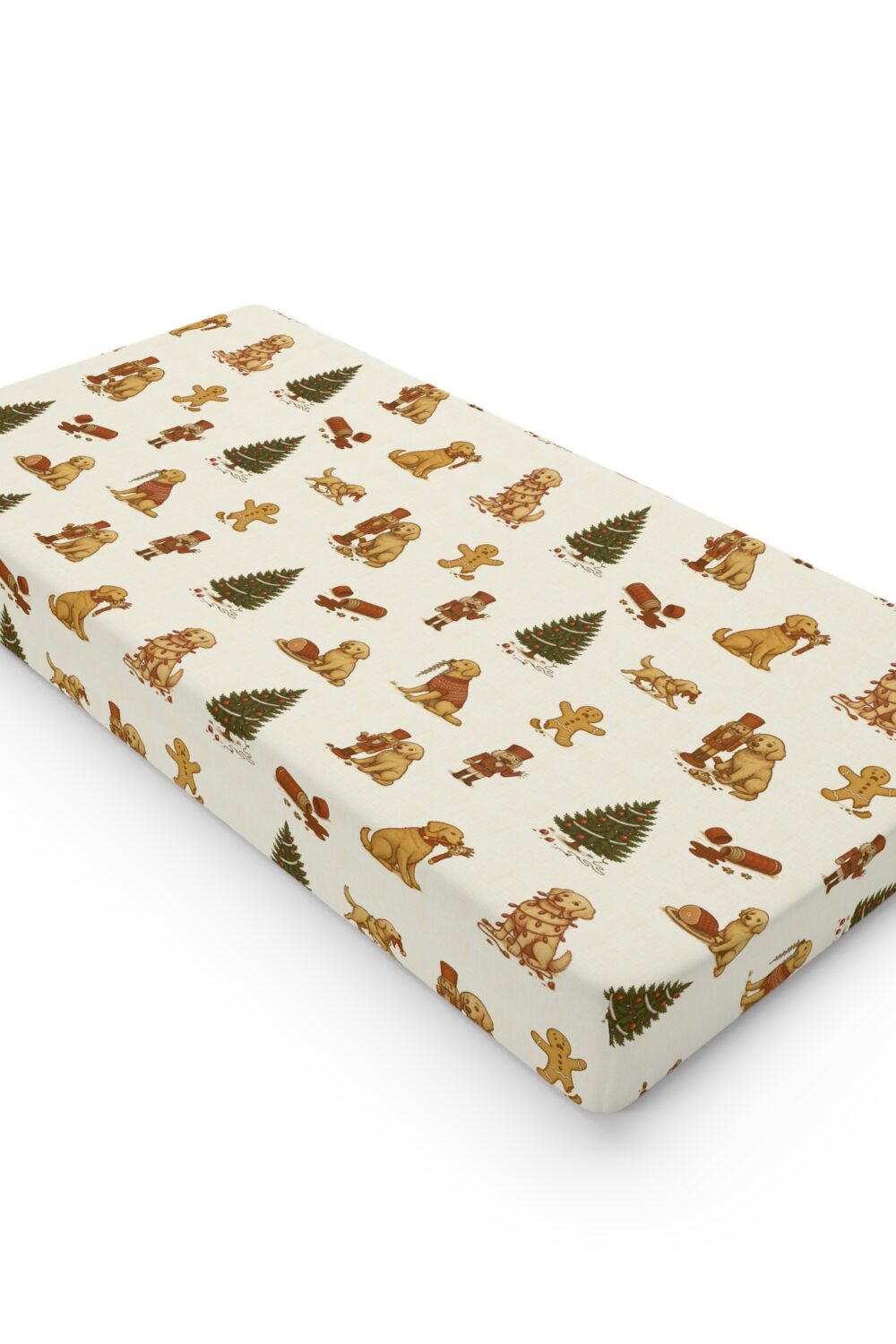 Naughty Puppy Baby Changing Pad Cover - Golden Retriever Edition
