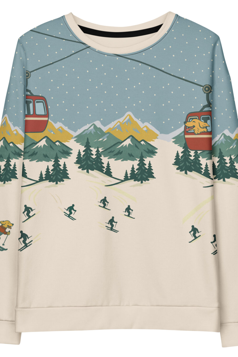 The Life is Golden Ugly Christmas Sweater Unisex Sweatshirt