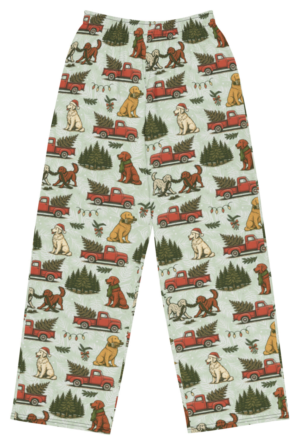 Holiday Tree Farm unisex wide-leg pajamas