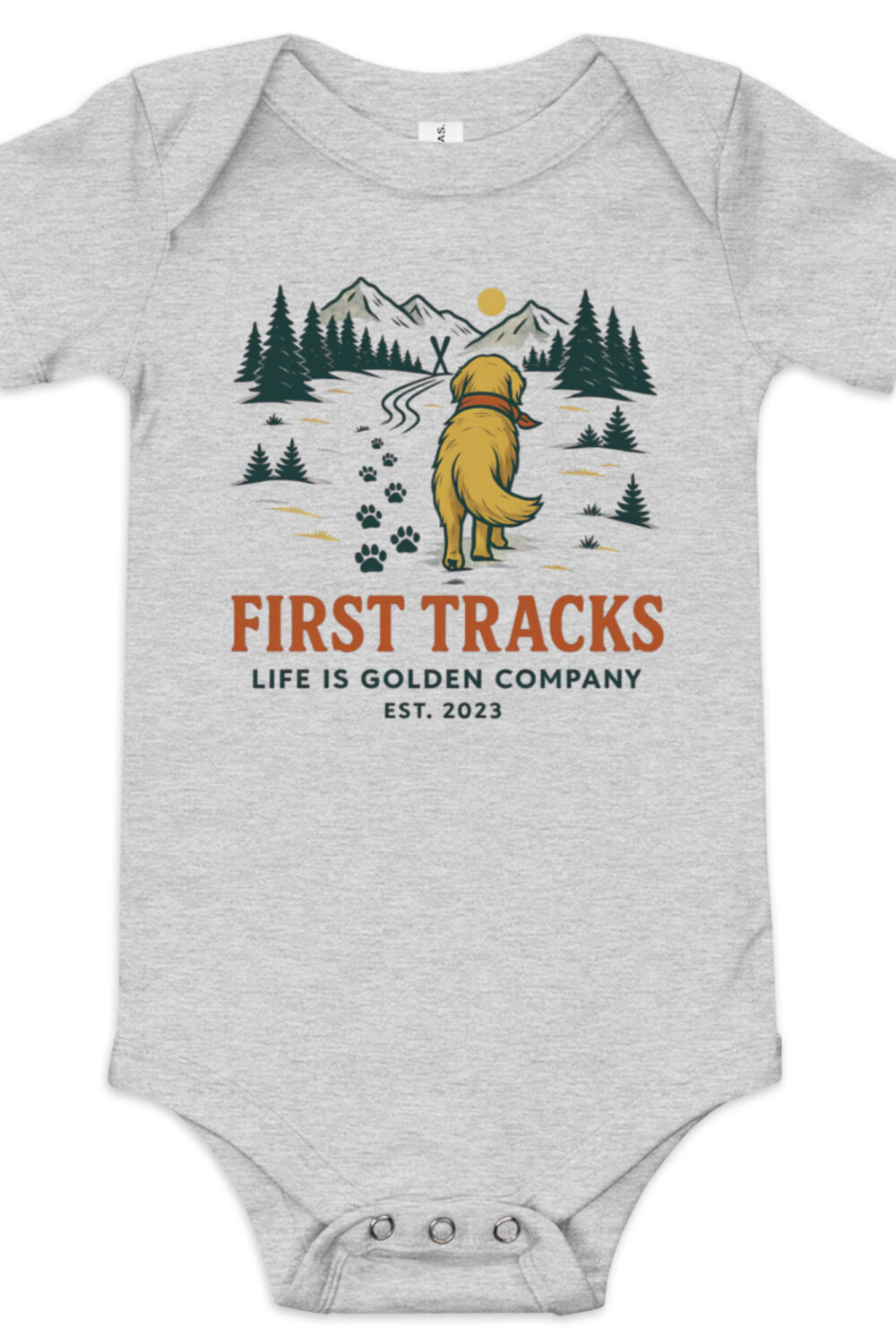 First Tracks - Golden Retriever Edition Onesie