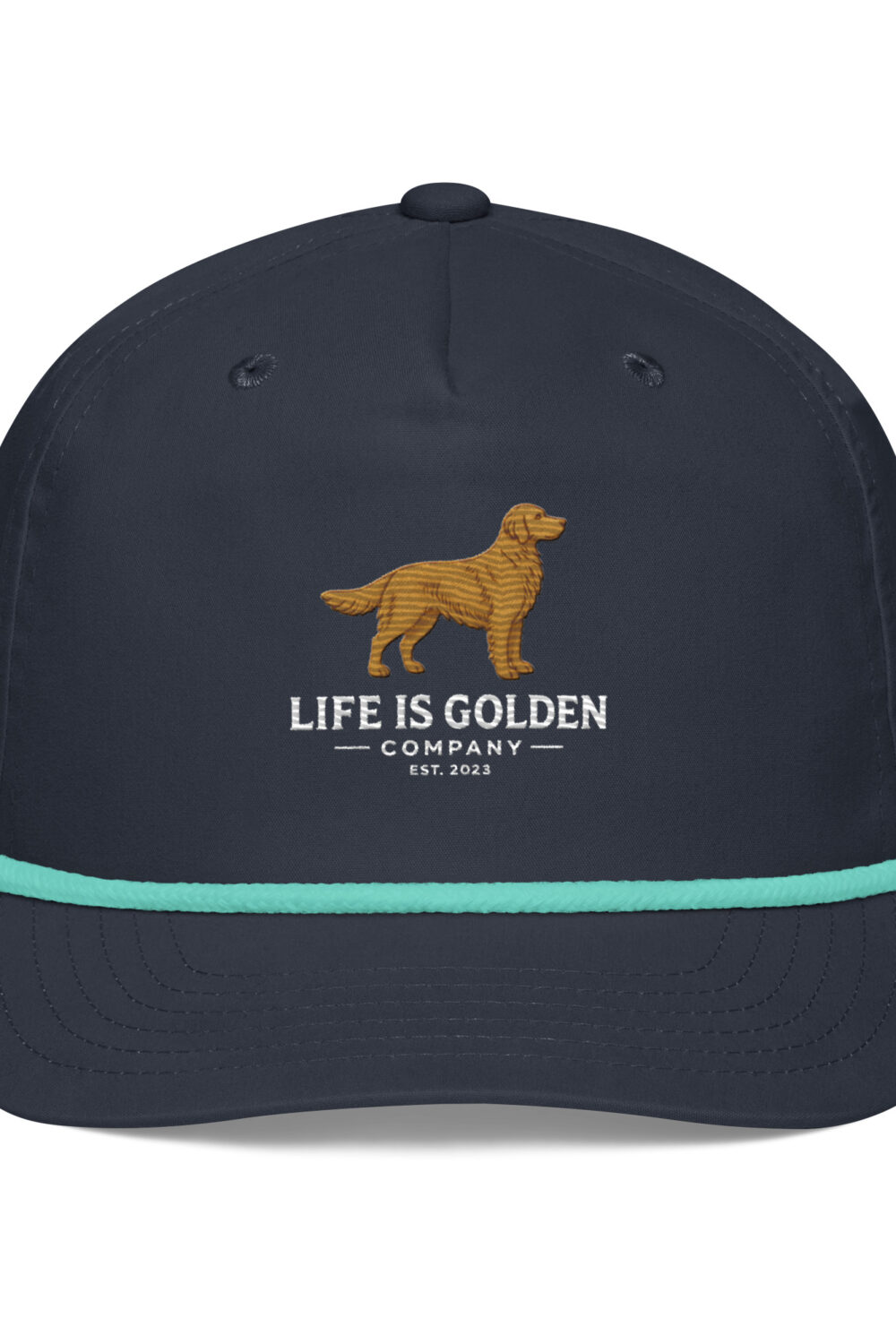 Life is Golden Embroidered Golf rope cap