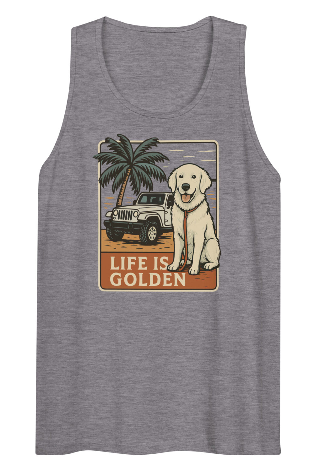 April Men’s premium tank top