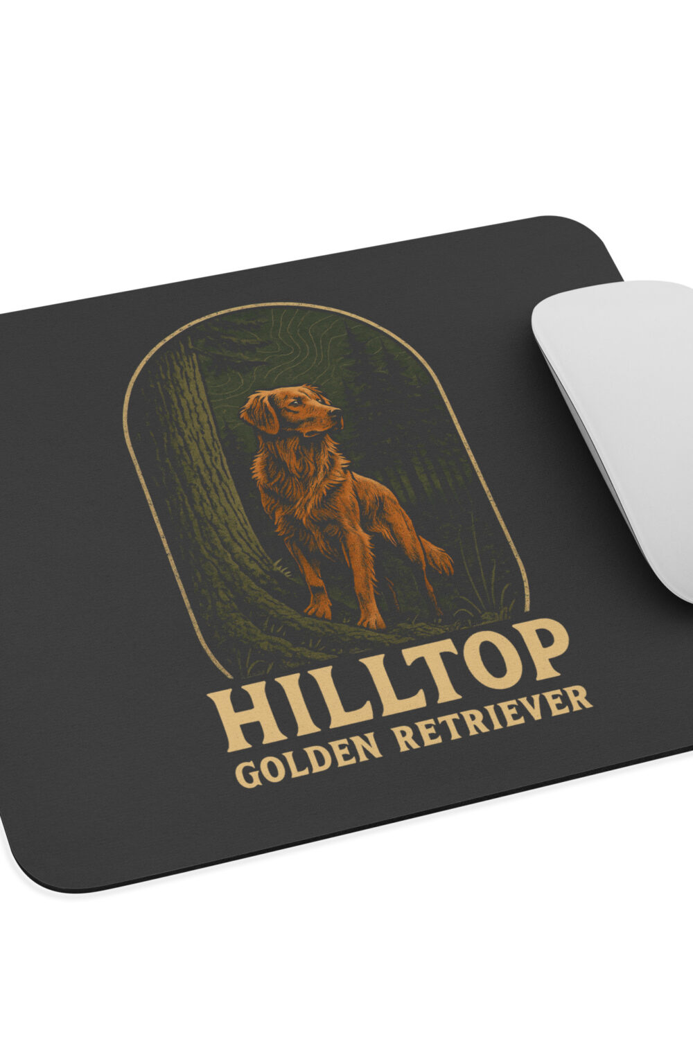 Hilltop Golden Retriever Mouse pad