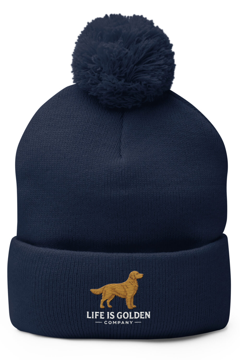 The Heritage Collection Embroidered Pom-Pom Knit Cap