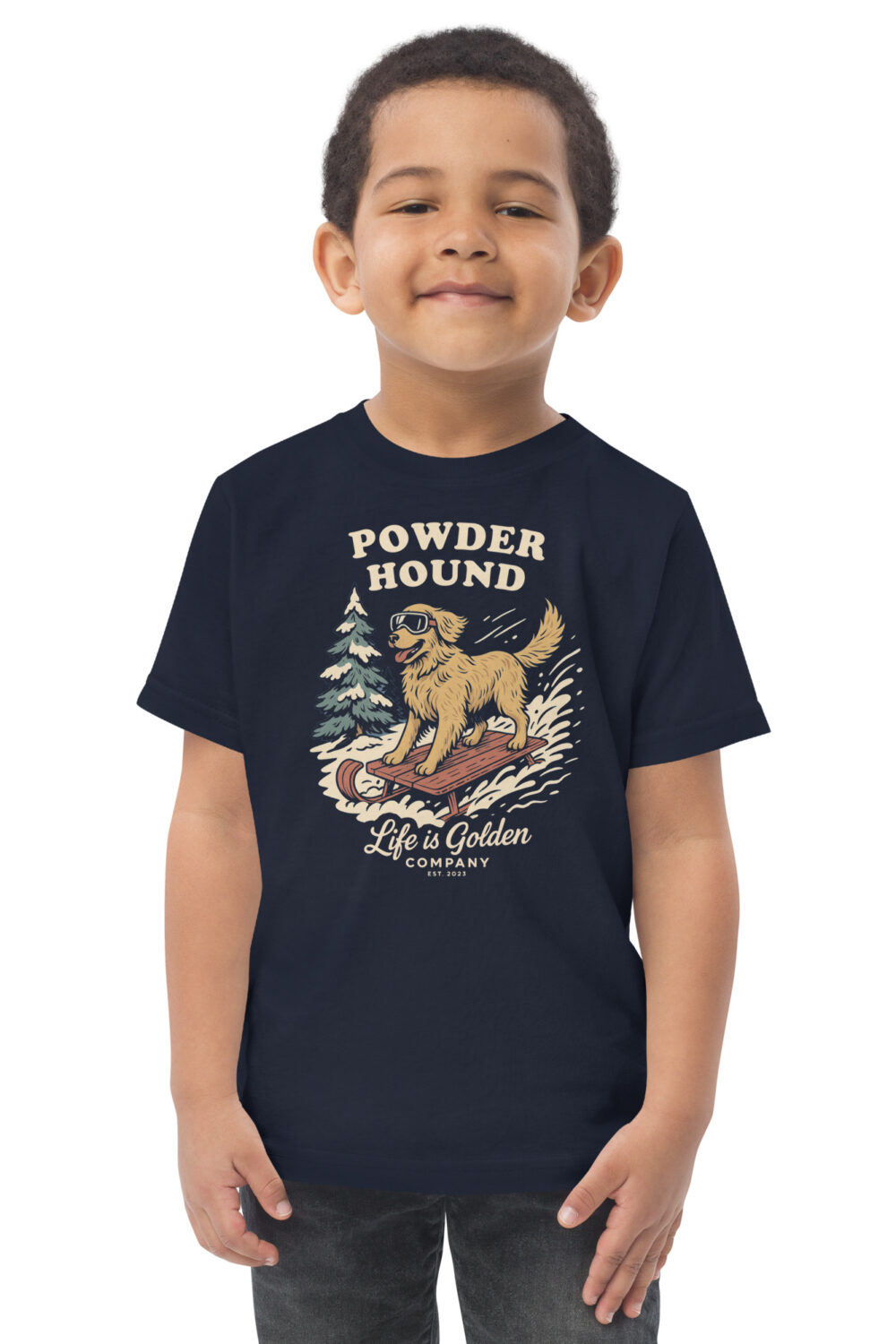 Powder Hounds Toddler jersey t-shirt