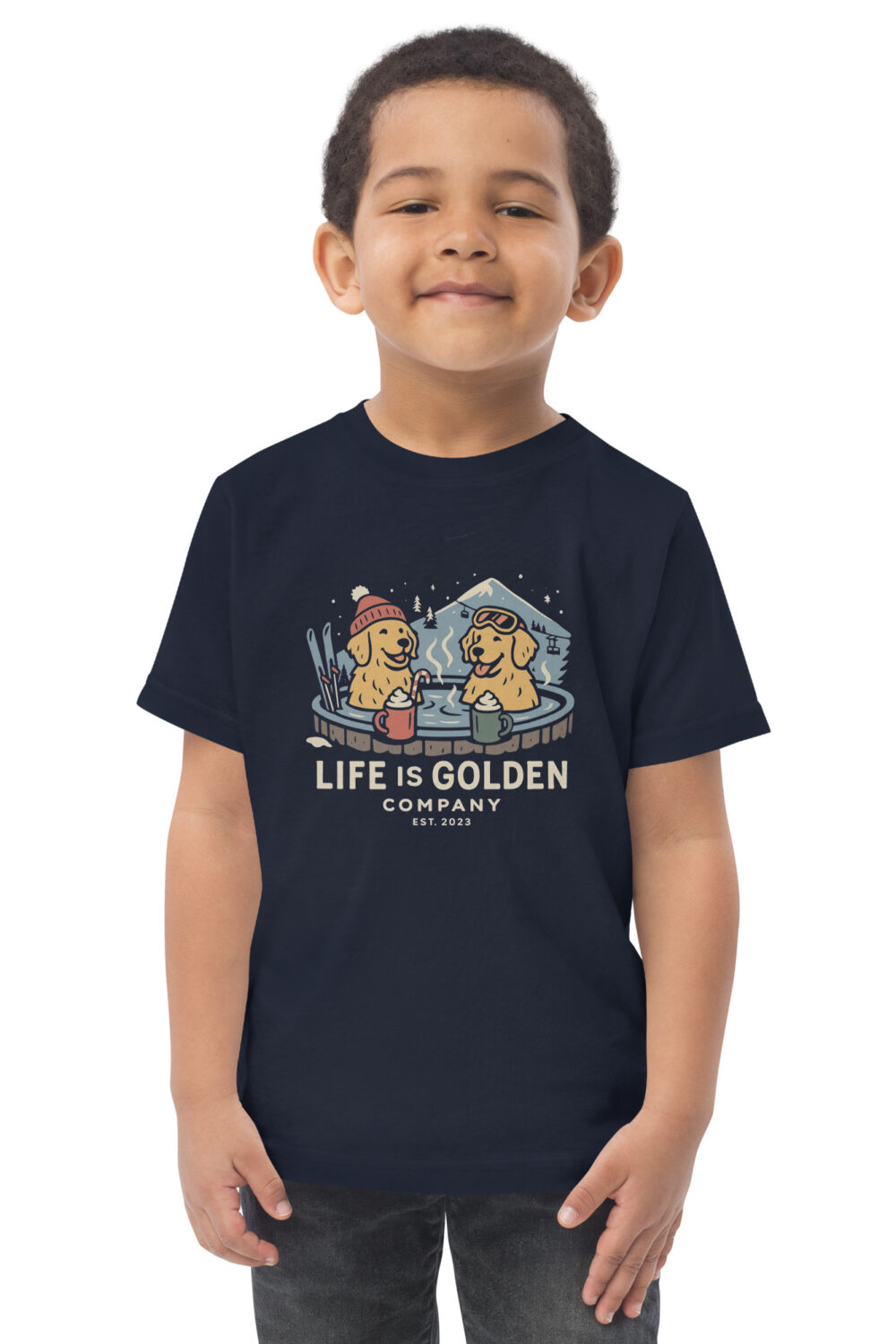 Hot Tub Dogs Toddler jersey t-shirt