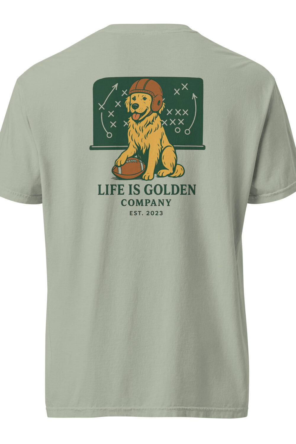 Football Dog Unisex garment-dyed heavyweight t-shirt