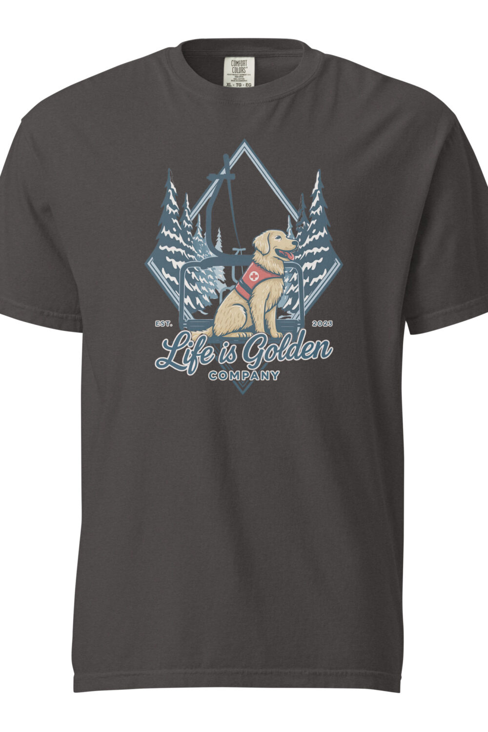 Golden Patrol Unisex garment-dyed heavyweight t-shirt