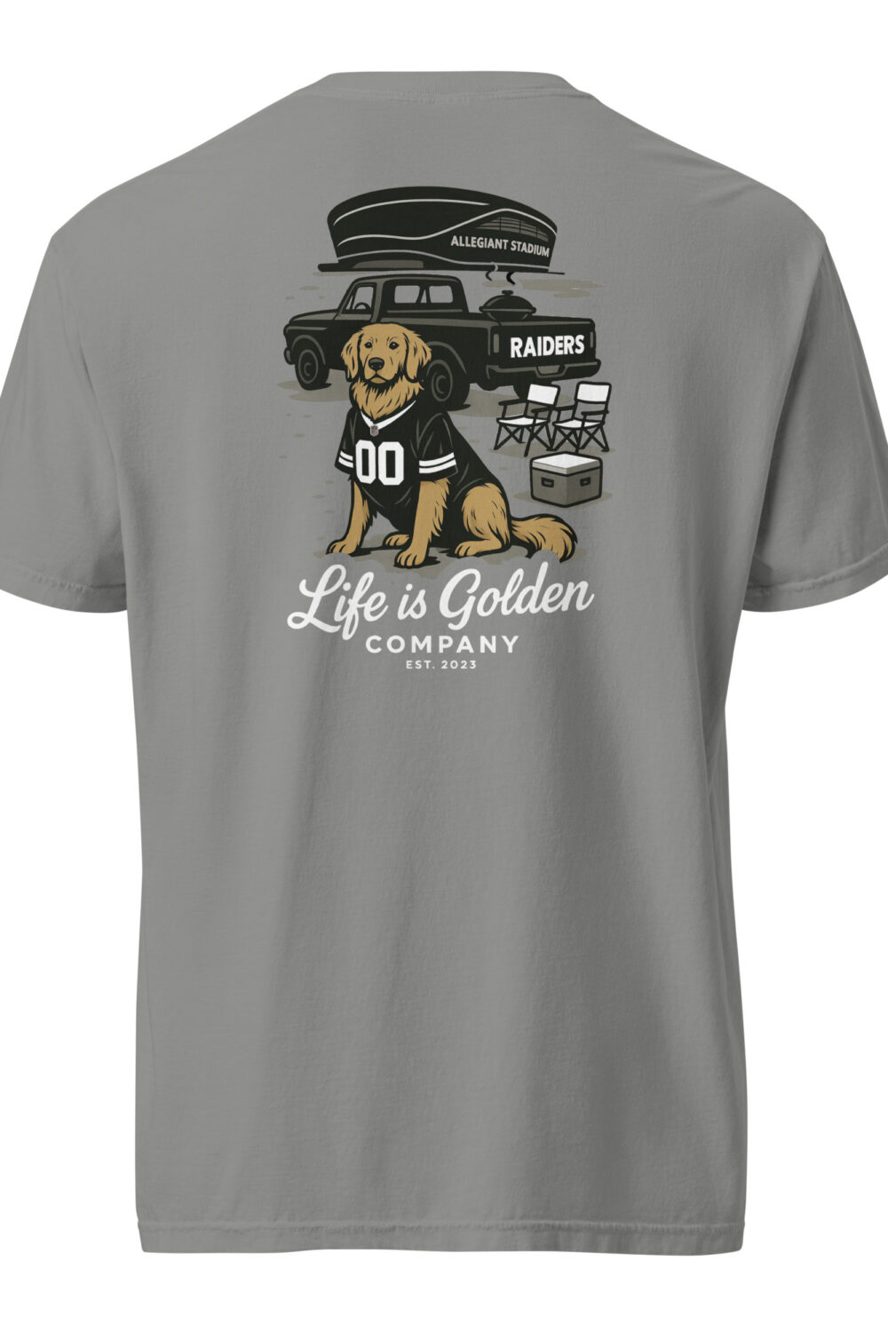 Golden Raiders Unisex garment-dyed heavyweight t-shirt