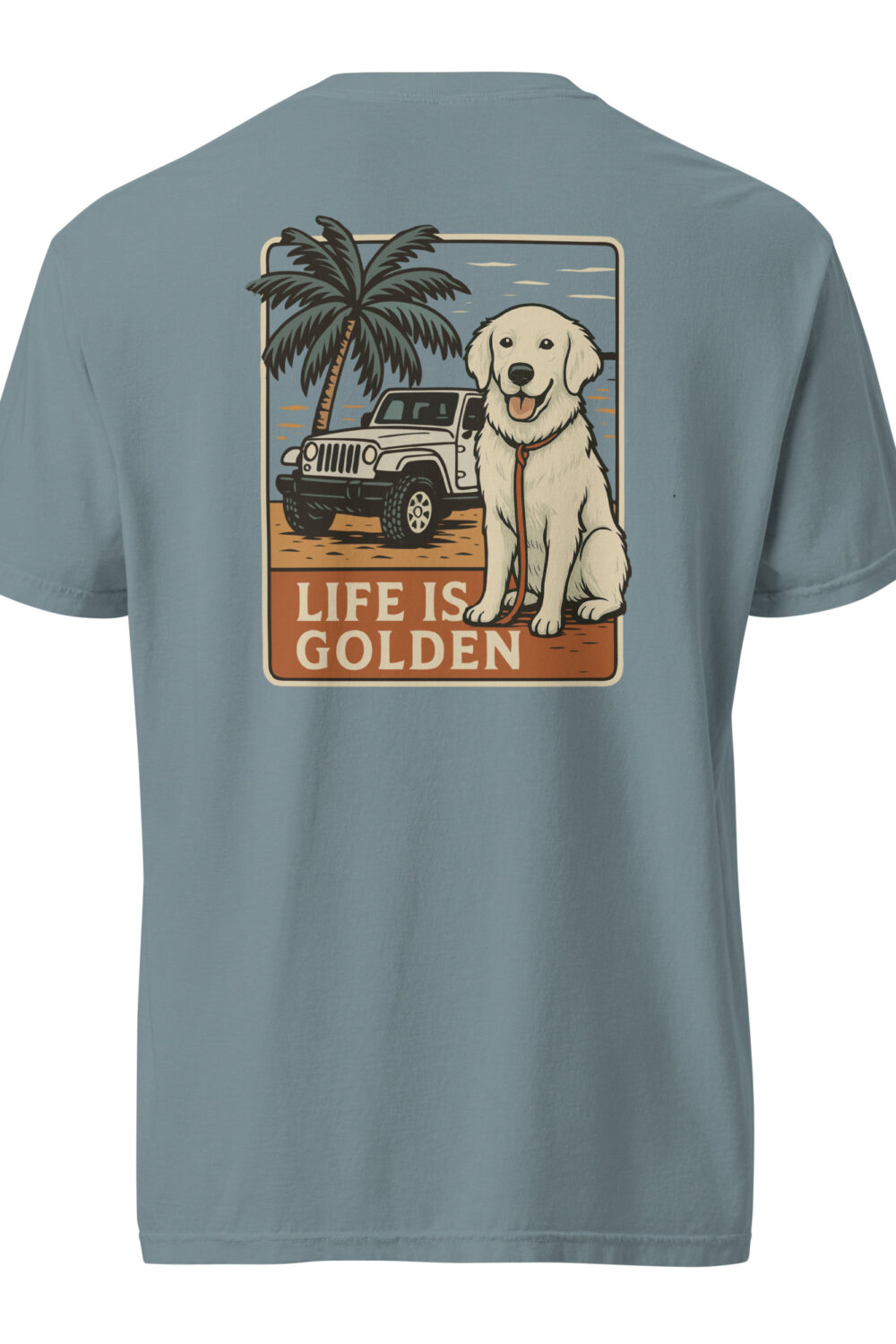 April Unisex garment-dyed heavyweight t-shirt