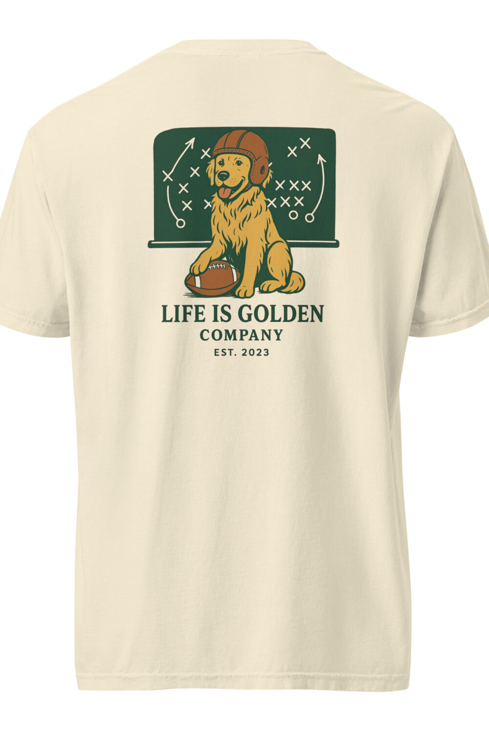 Football Dog Unisex garment-dyed heavyweight t-shirt