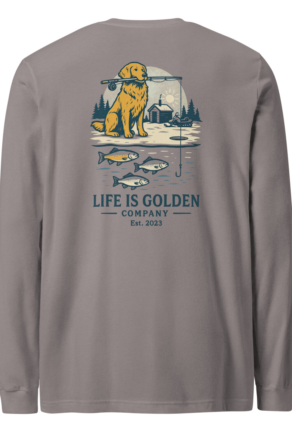 Hard Water Hound Unisex Long Sleeve Tee