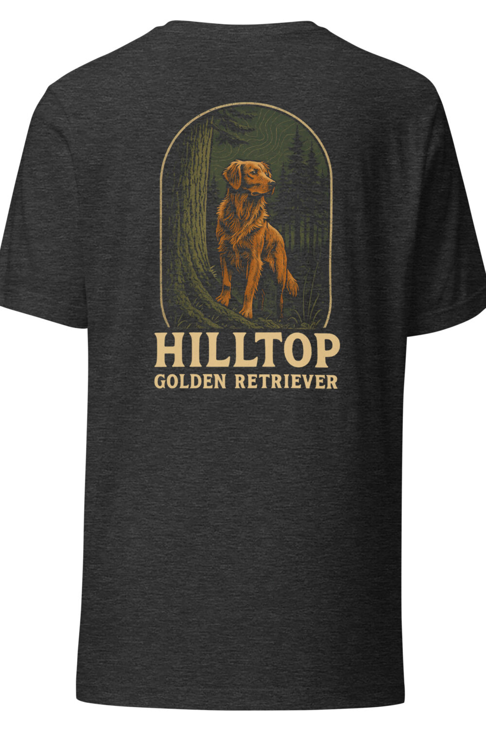 Hilltop Golden Retriever Unisex t-shirt