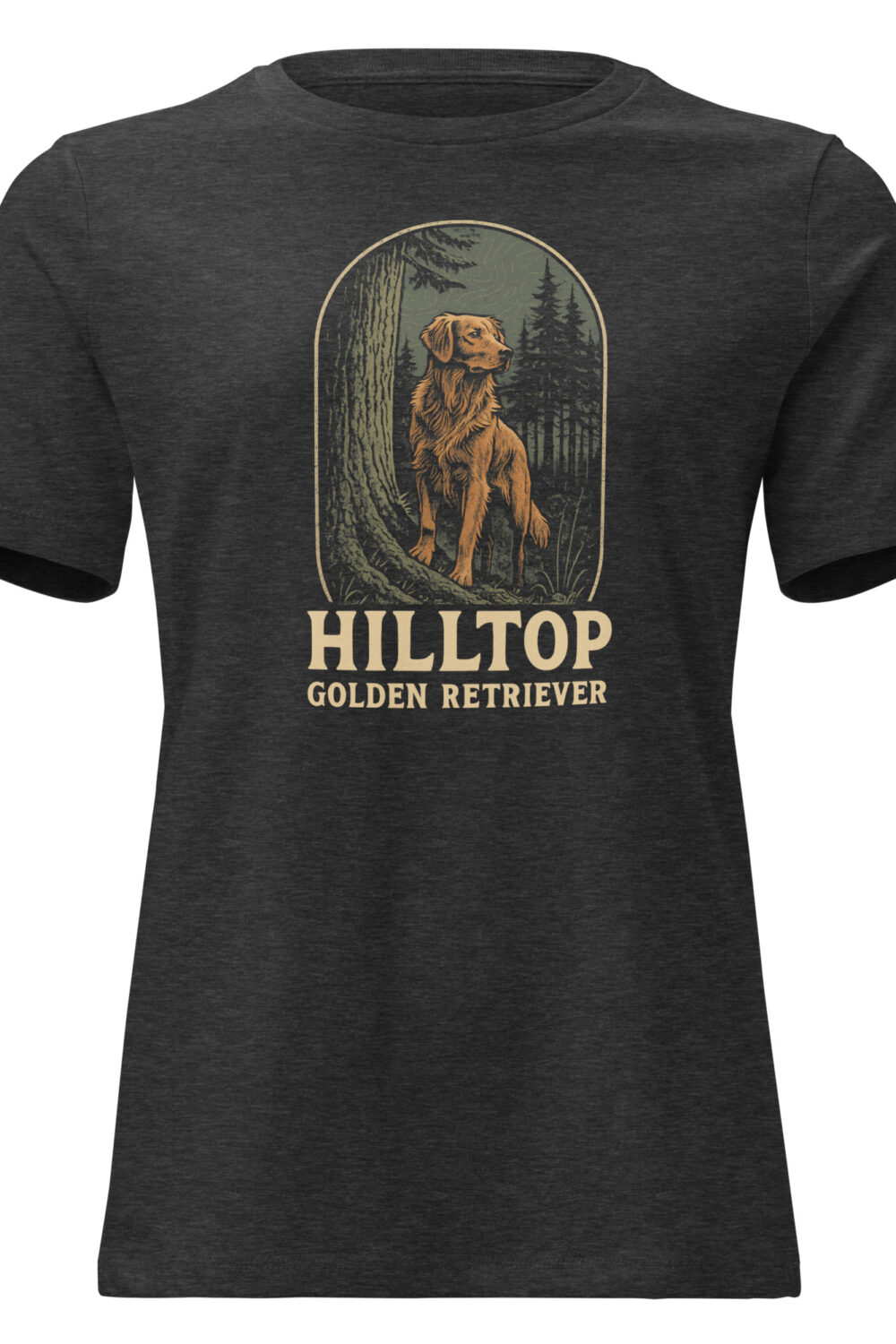 Hilltop Golden Retriever Women's Relaxed T-Shirt