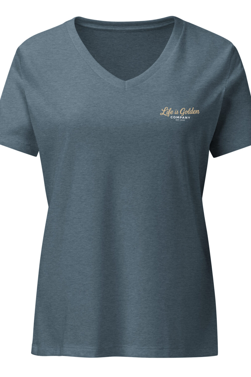 Women’s relaxed v-neck t-shirt - First Tracks