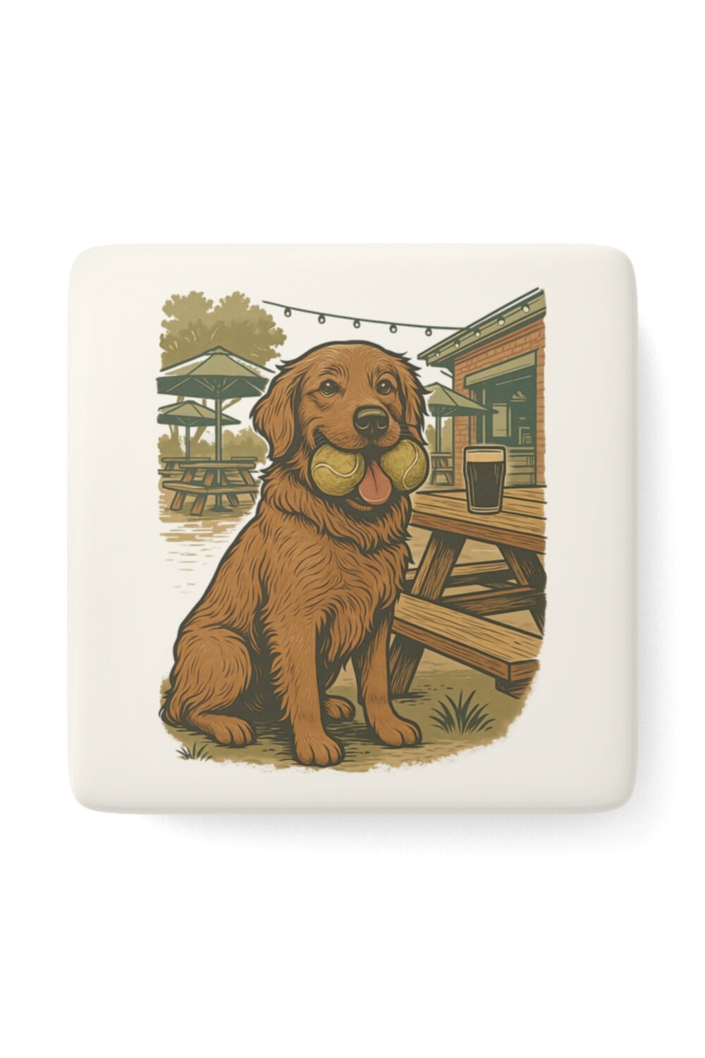 Ball is Life Ceramic Magnet