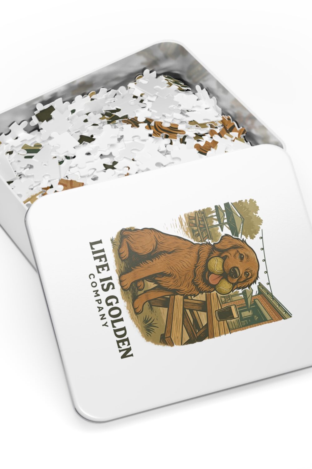 Ball is Life 1000 piece Jigsaw Puzzle with Tin