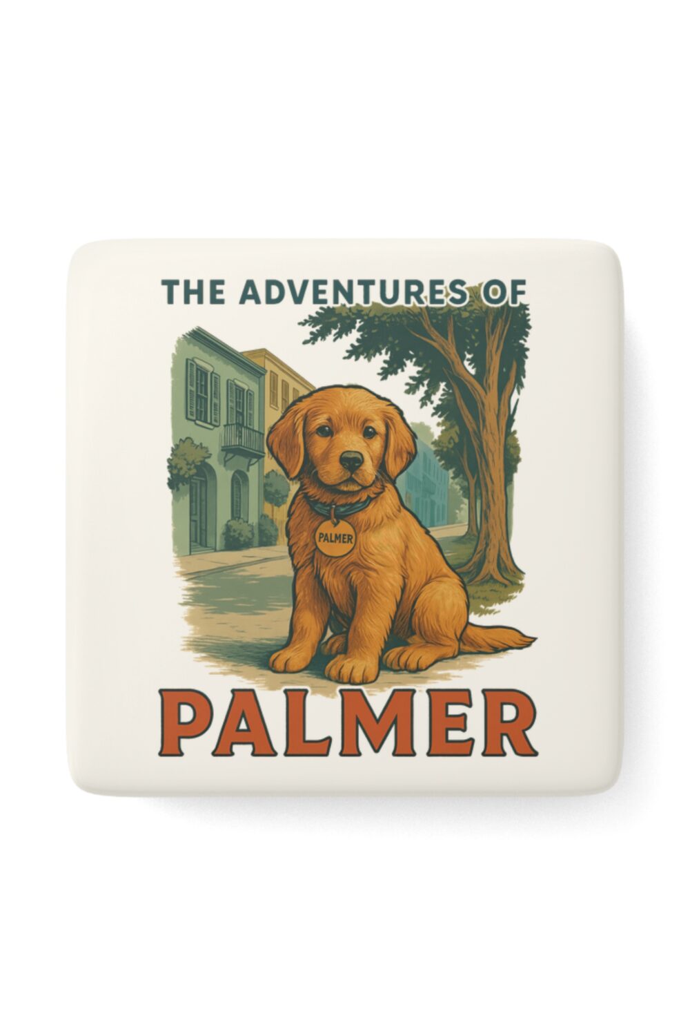 The Adventures of Palmer Ceramic Magnet