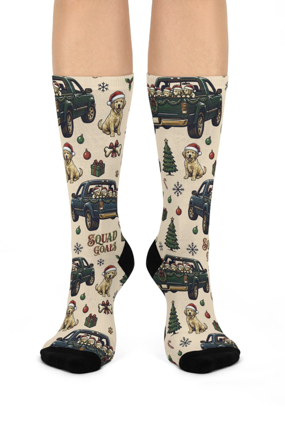 Holiday 'Squad Goals' Crew Socks