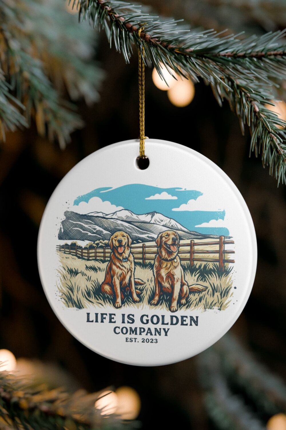 Babies at Sopris Ceramic Ornament