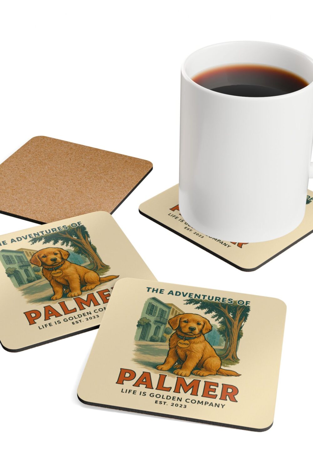 The Adventures of Palmer Corkwood Coaster Set