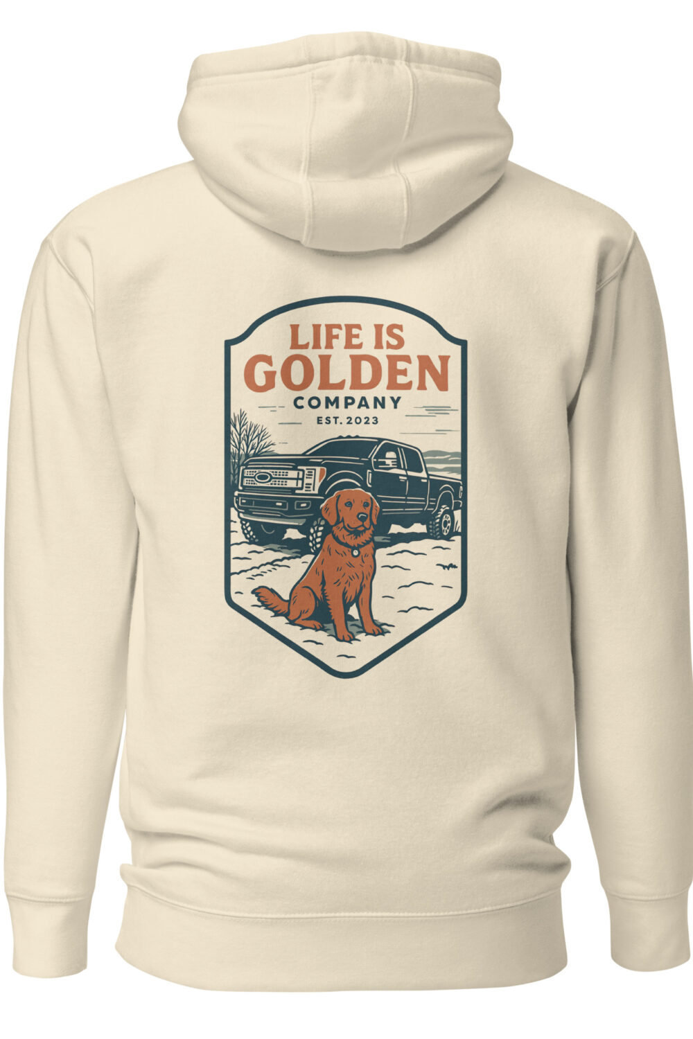 Born Golden, Built for the Road Hoodie