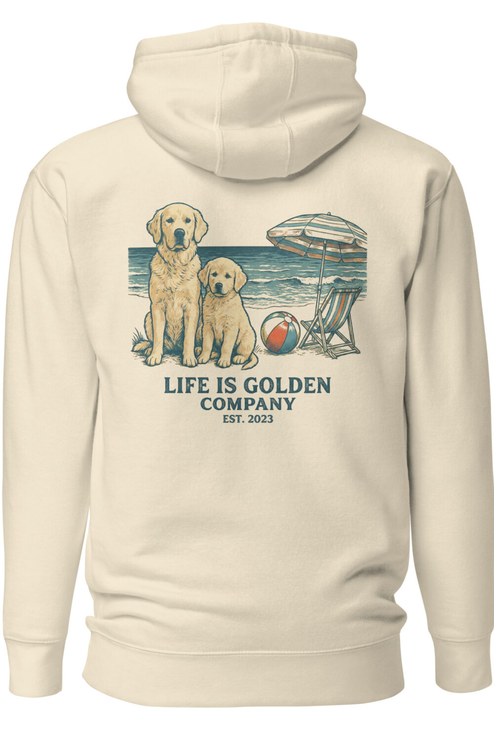 Beach Day Pups Unisex Hoodie