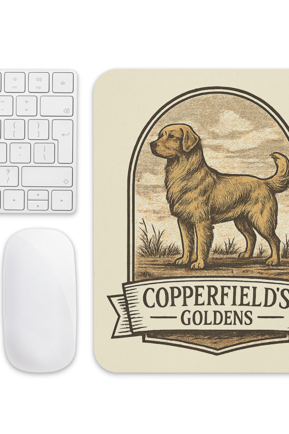 Copperfield's Goldens Mouse pad
