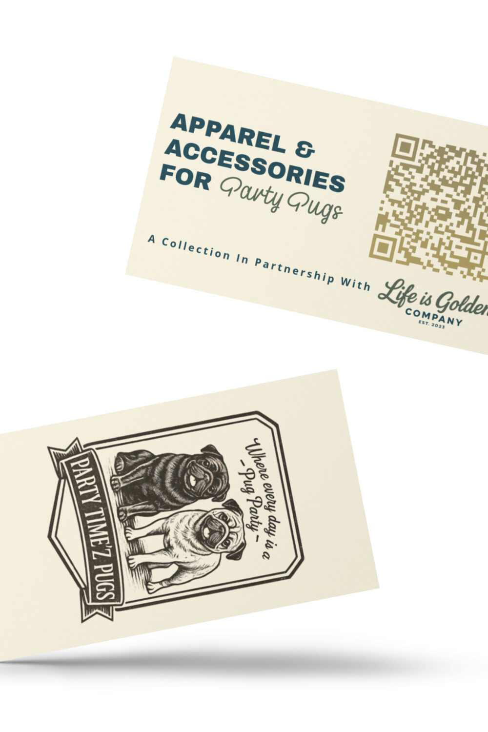 Party Time'Z Pugs Referral Cards