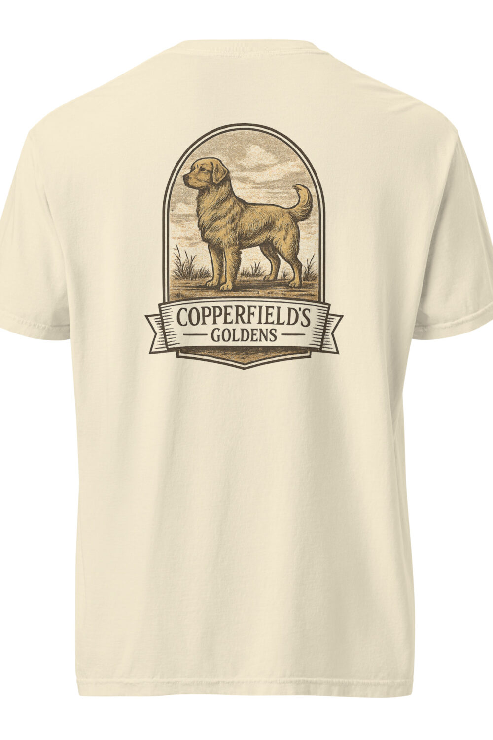 Copperfield's Goldens Unisex garment-dyed heavyweight t-shirt