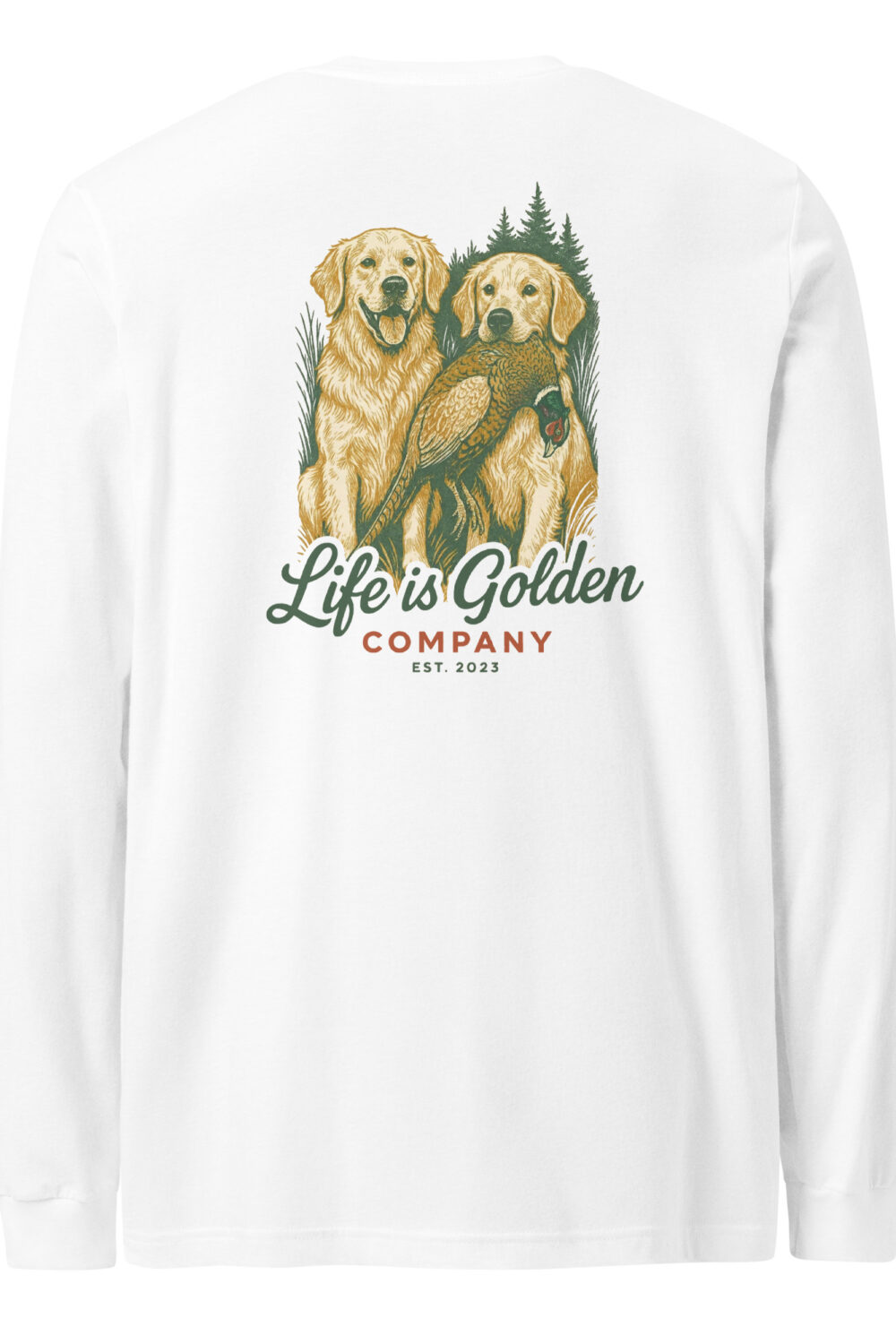 Pheasant Retrievers Unisex Long Sleeve Tee