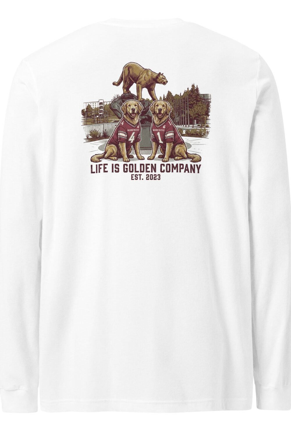 Cougar Dog Unisex Long Sleeve Tee