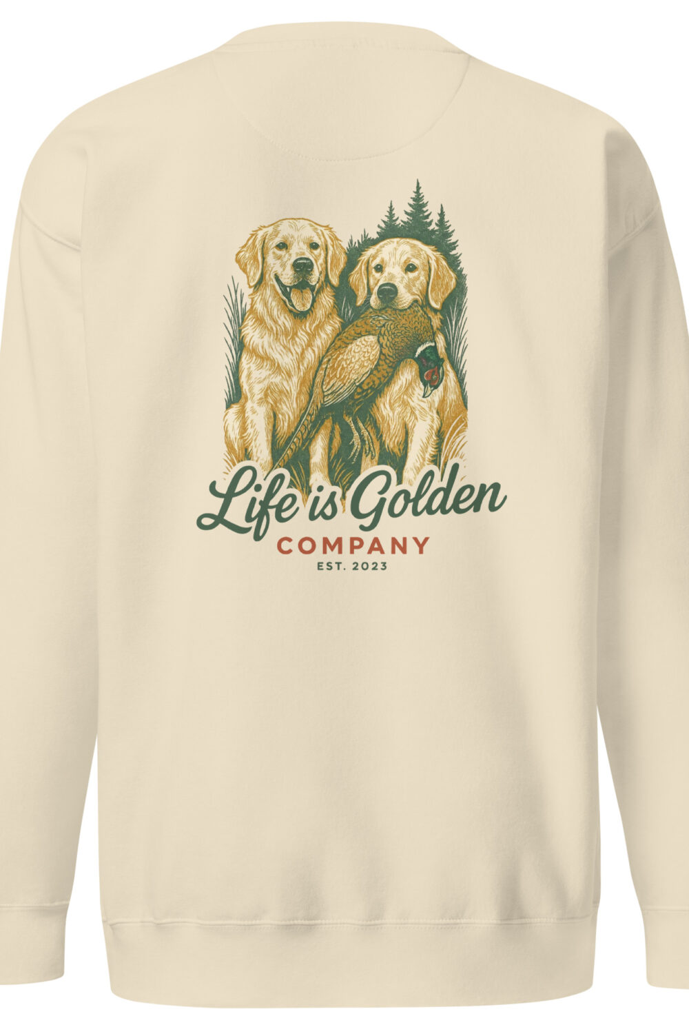 Pheasant Retrievers Unisex Crew Neck