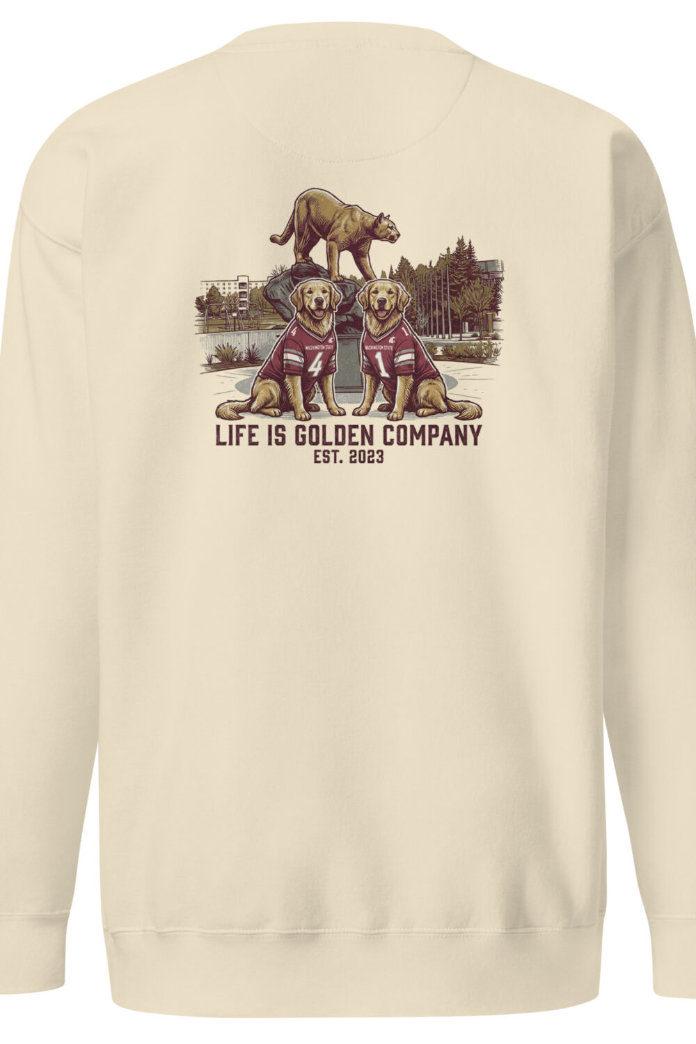 Cougar Dog Unisex Crew Neck