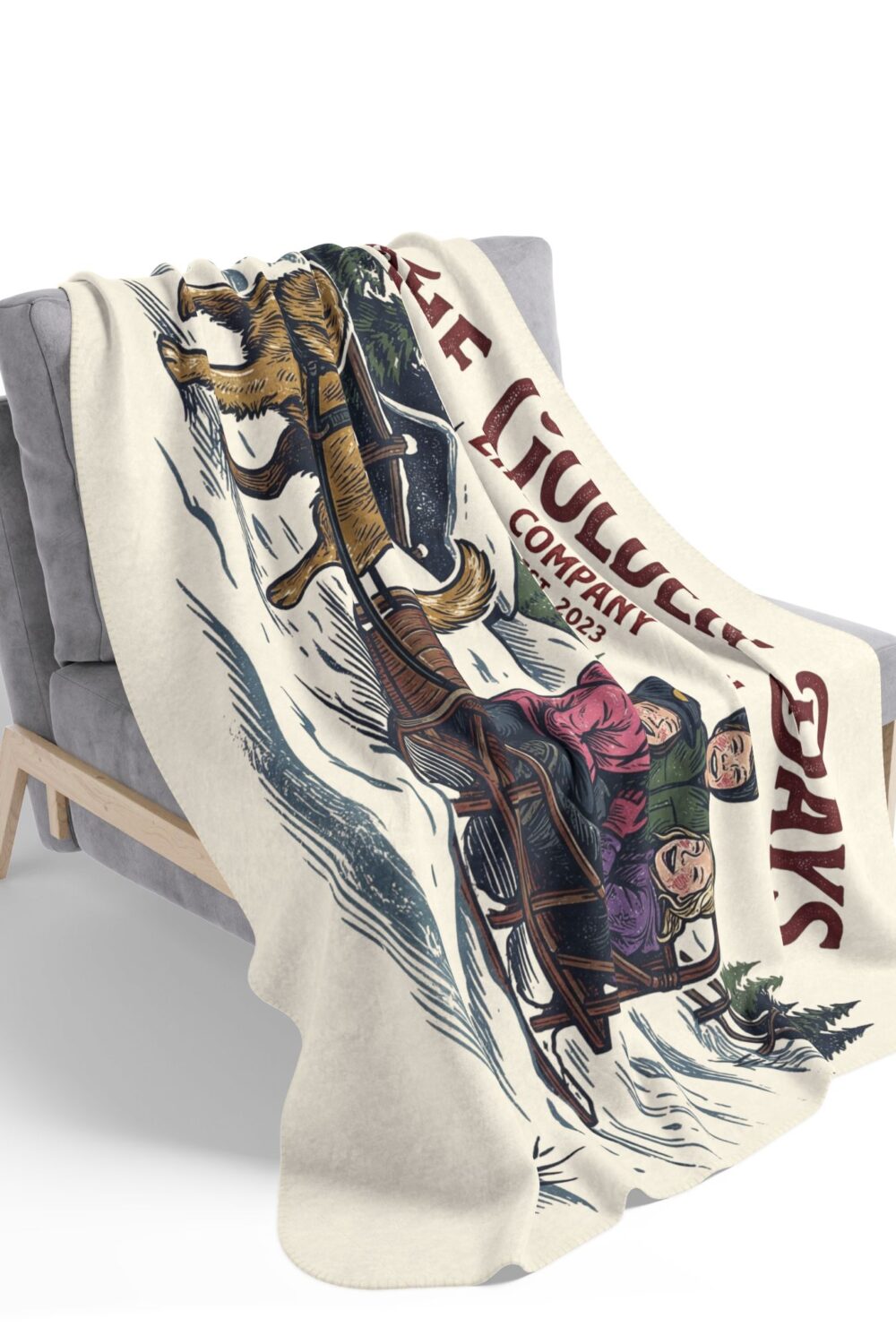 The Golden Days Cozy Fleece Sherpa Blanket