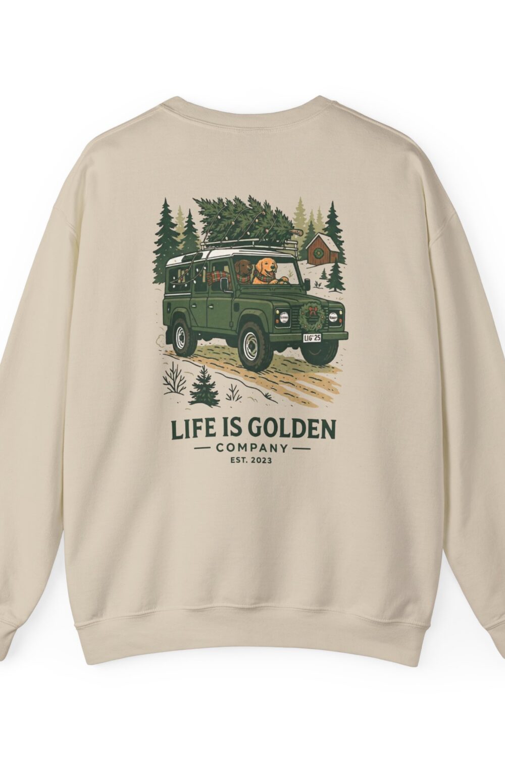 Golden Defender Holidays - Dark Golden Edition Heavyweight Crewneck Sweatshirt