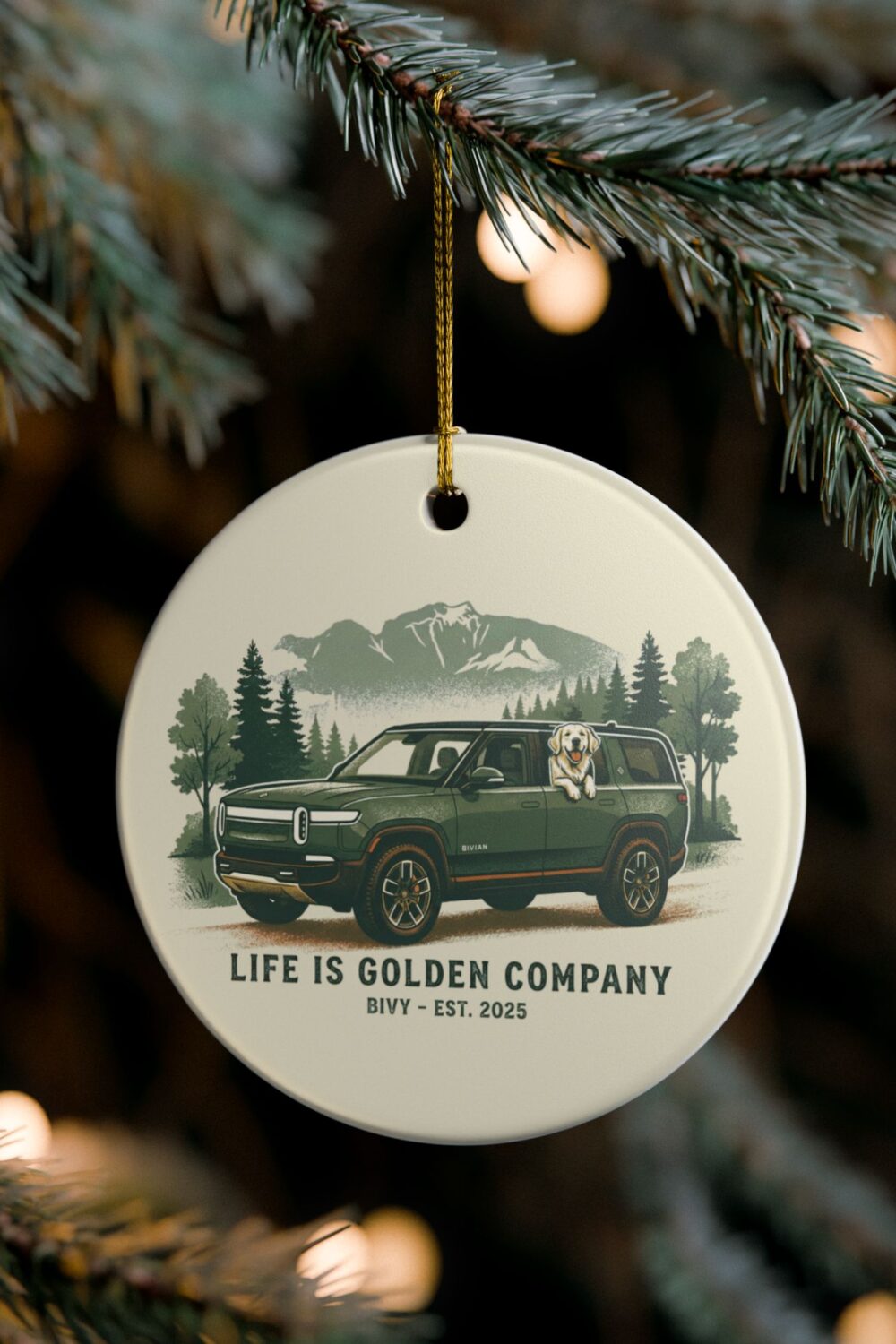 The Bivian Ceramic Ornament