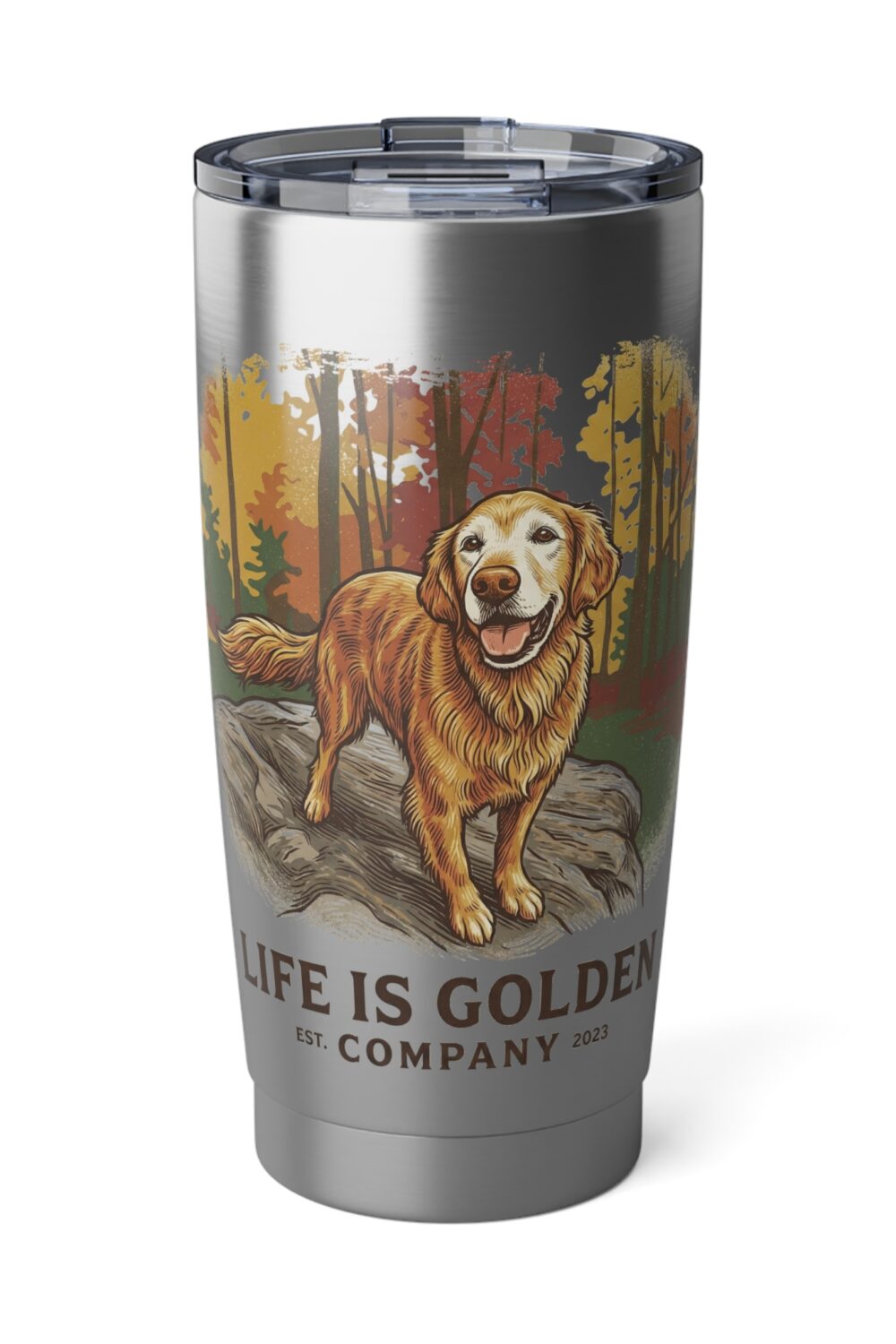 Autumn of a Golden Insulated 20oz Stainless Steel Tumbler