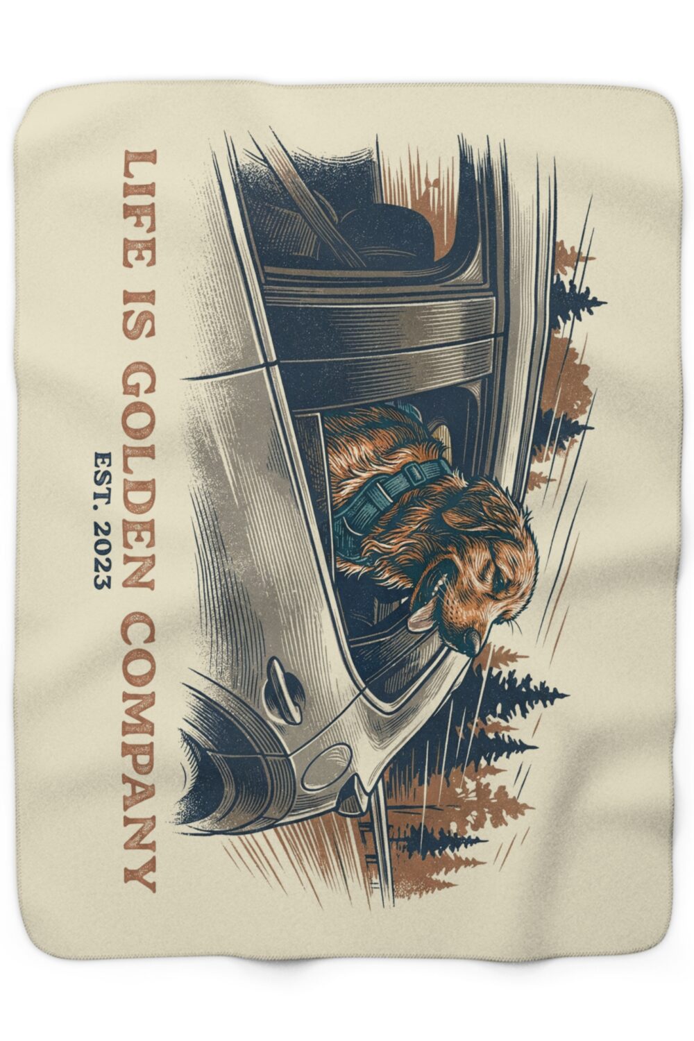 Cruiser Cooper Cozy Sherpa Fleece Blanket