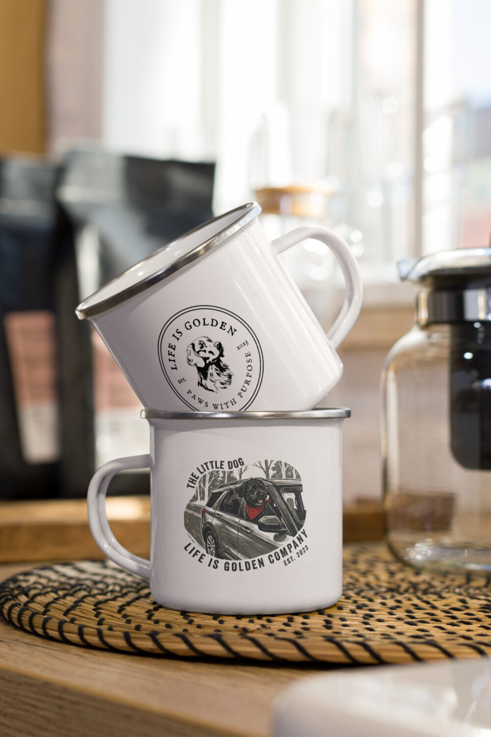 The Little Dog Enamel Mug