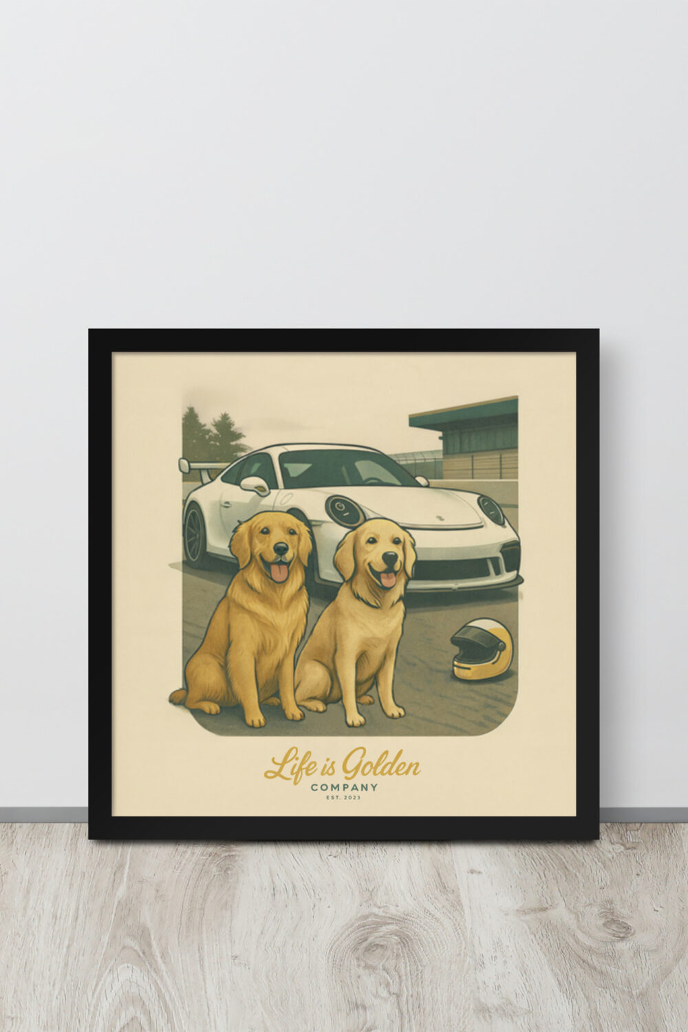 Porsche Track Print 16x16