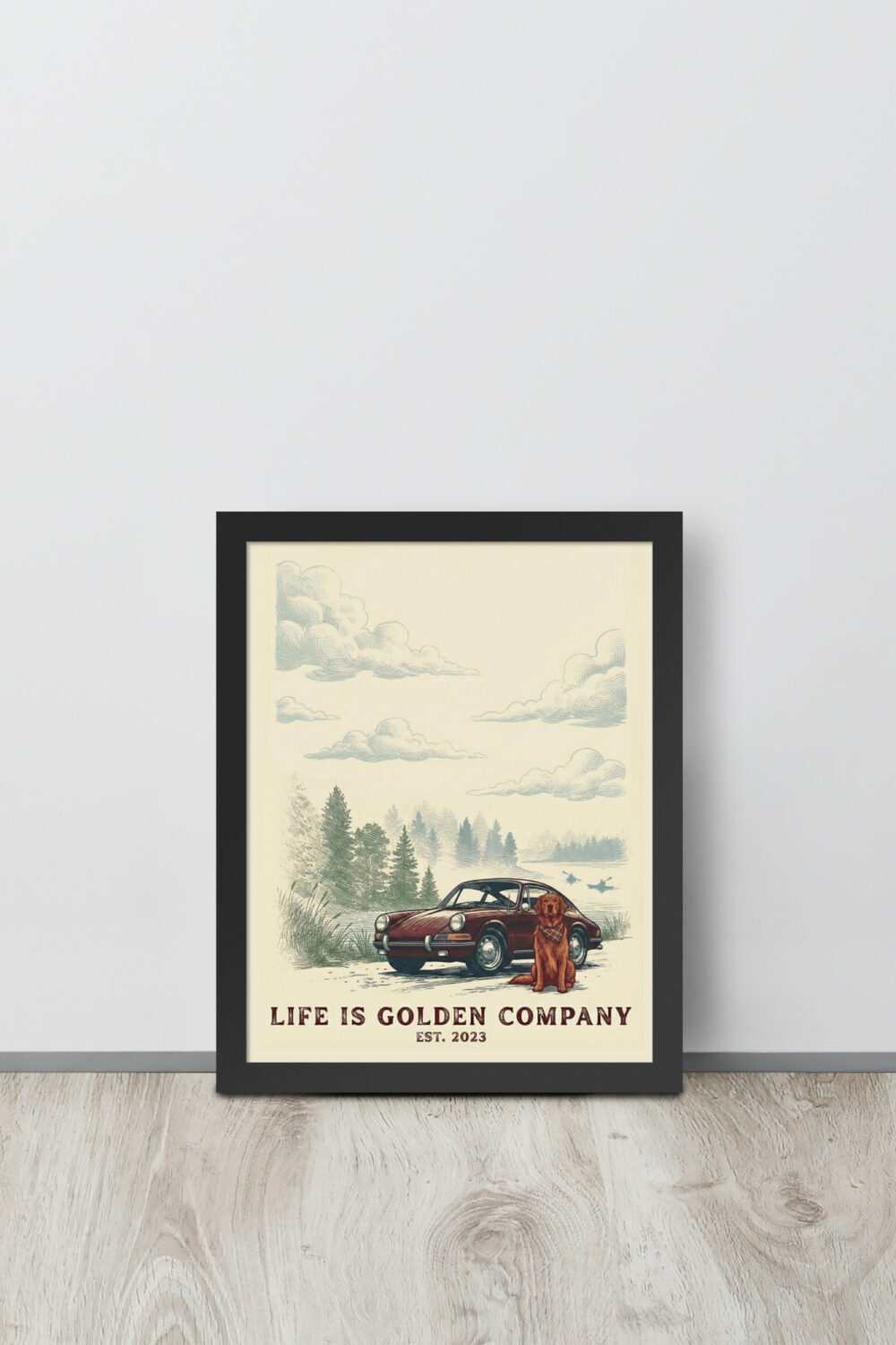 The '68 Framed photo paper poster