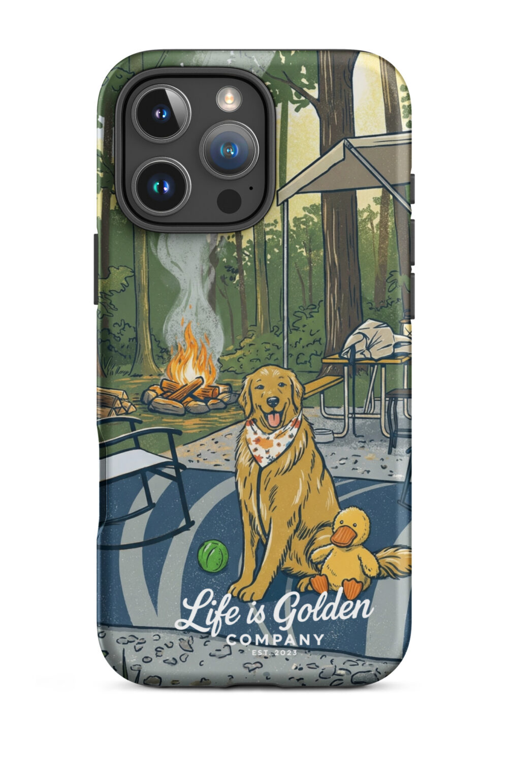 Playful Campsite Tough Case for iPhone®