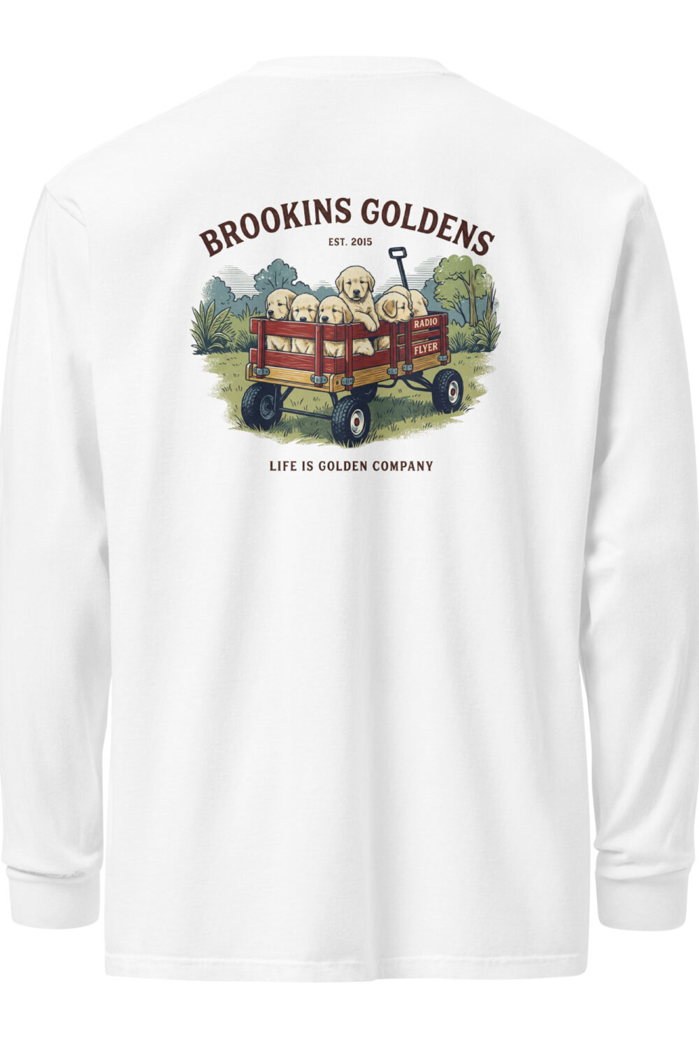 Brookins Wagon heavyweight long-sleeve shirt