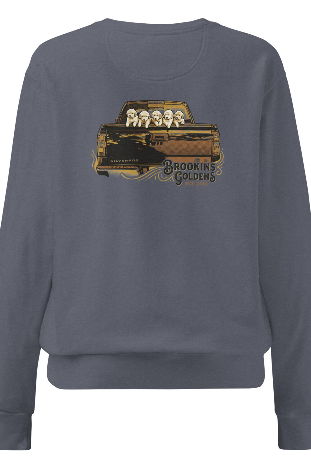 Brookins Golden Pickup Unisex garment-dyed Crew Neck